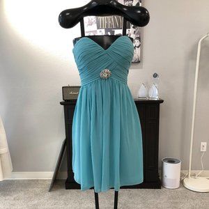 Bridesmaid Dress, Evening-Cocktail-Dressed up-Prom Party Dress, Size 8